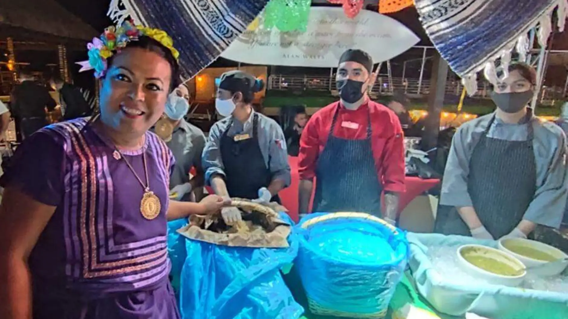 Lady Tacos de Canasta en el Taco Fest Los Cabos